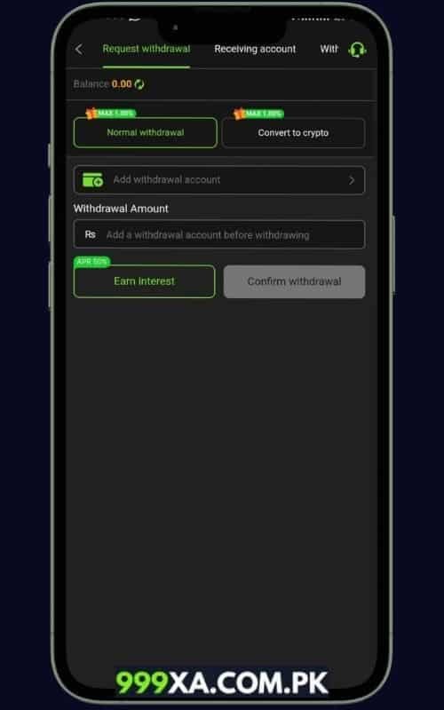 999 XA Game Withdrawal Process Setup